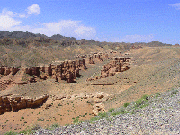 Чарынский каньон, вид на запад
