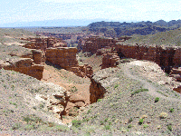 Чарынский каньон, вид на восток