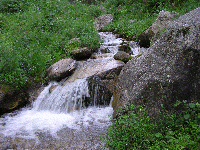 Водопад в ущелье Ваганово